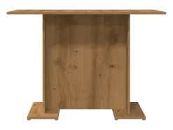 Mesa de comedor madera ingeniería roble artisan 110x60x75 cm