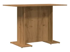 Mesa de comedor madera ingeniería roble artisan 110x60x75 cm