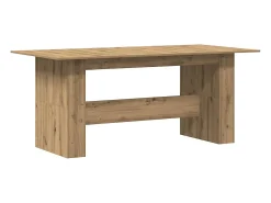Mesa de comedor madera ingeniería roble artisan 180x90x76 cm