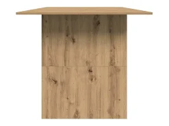 Mesa de comedor madera ingeniería roble artisan 180x90x76 cm