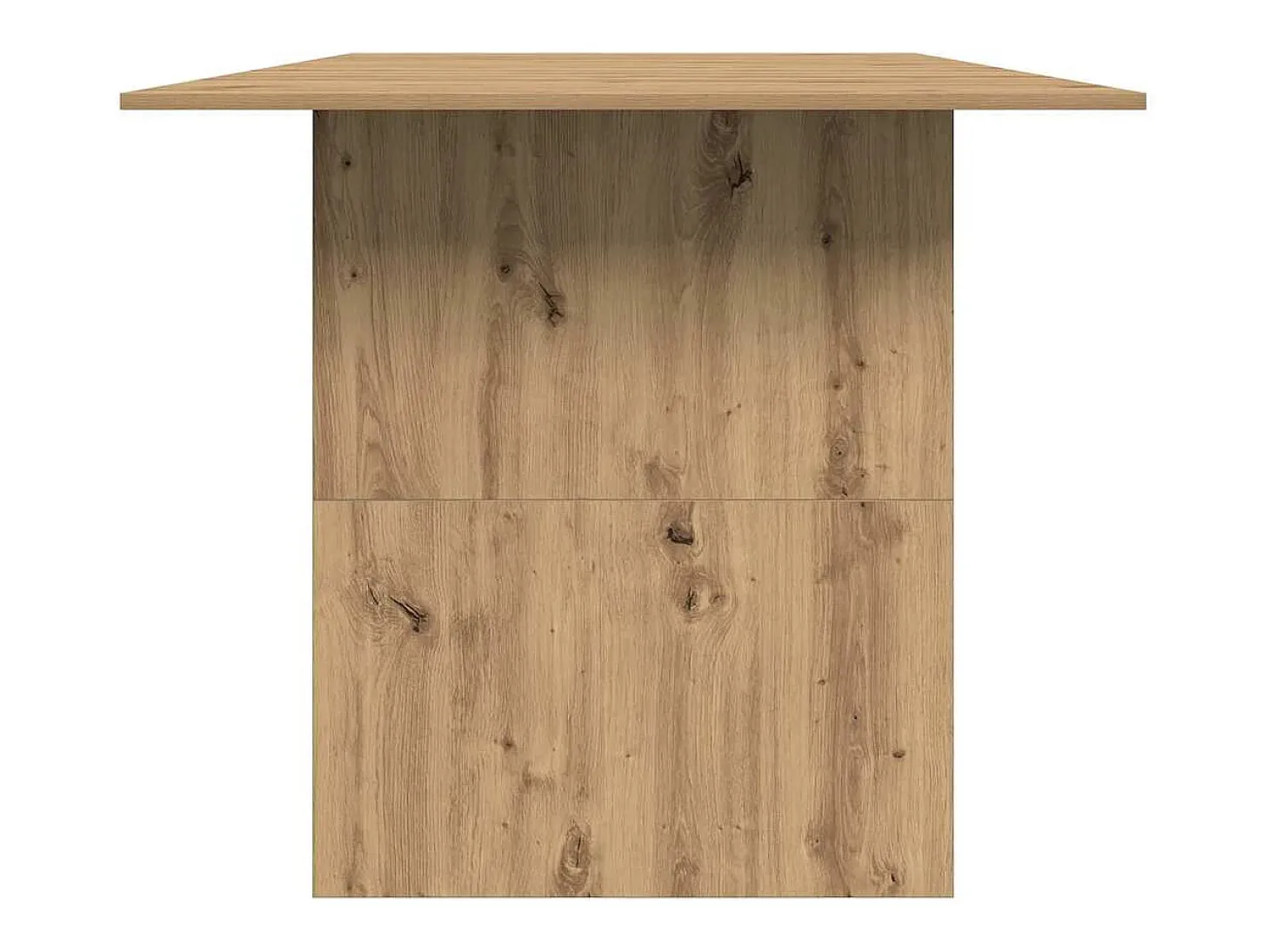 Mesa de comedor madera ingeniería roble artisan 180x90x76 cm