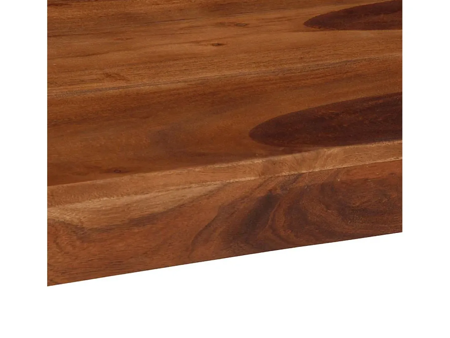 Mesa de comedor madera maciza 120x60x76 cm acacia