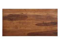Mesa de comedor madera maciza 120x60x76 cm acacia