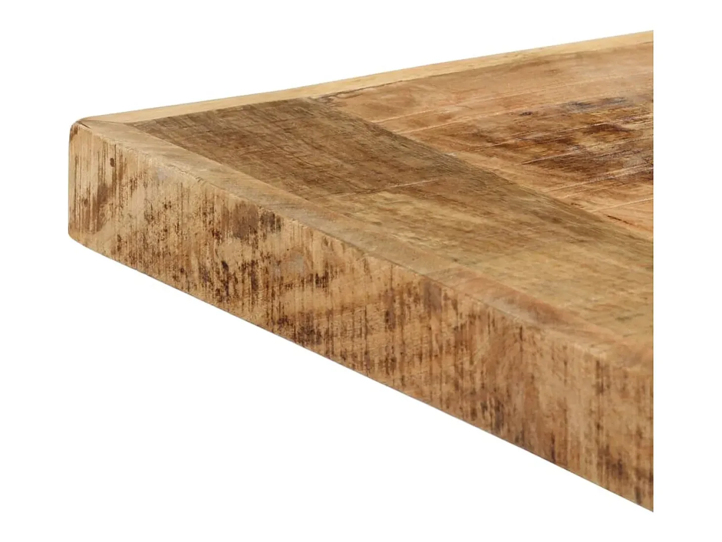 Mesa de comedor madera maciza de mango rugosa 140x70x75 cm ES547934