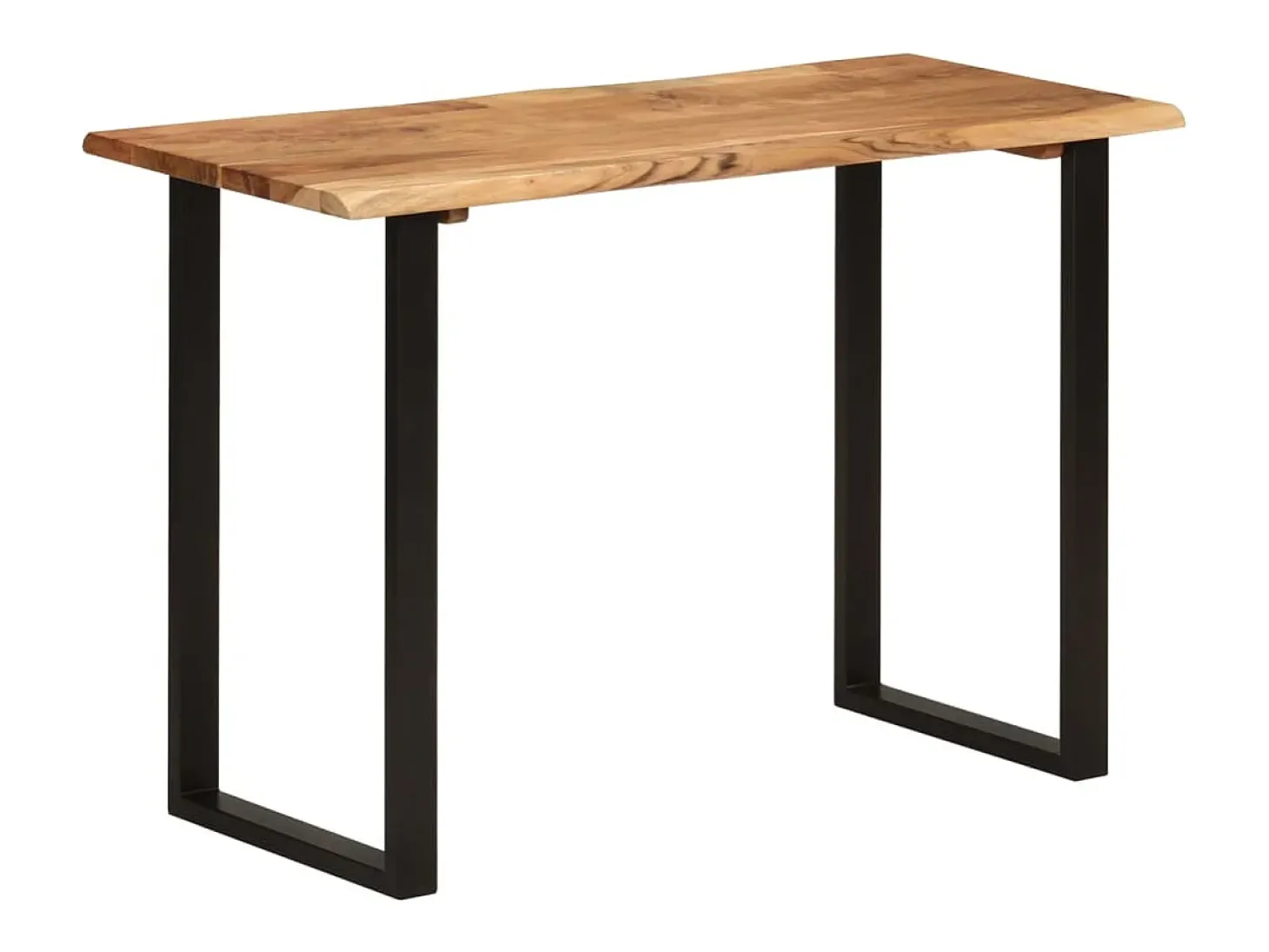 Mesa de comedor madera maciza de acacia 110x50x76 cm