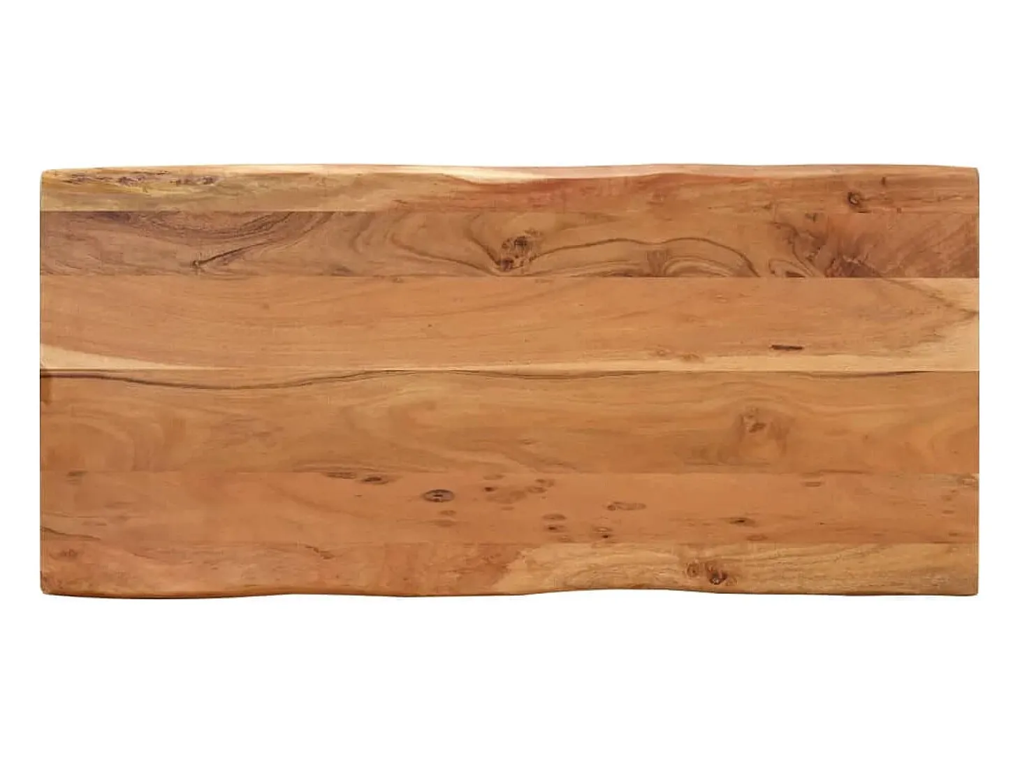 Mesa de comedor madera maciza de acacia 110x50x76 cm