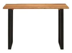 Mesa de comedor madera maciza de acacia 110x50x76 cm