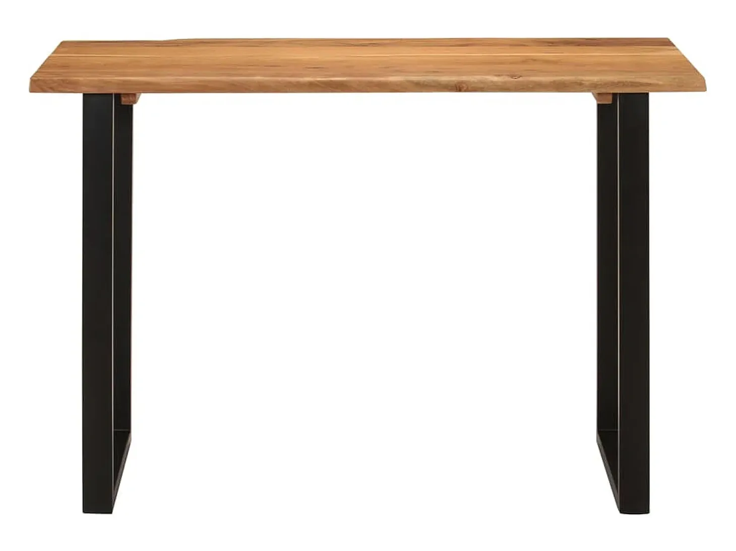 Mesa de comedor madera maciza de acacia 110x50x76 cm