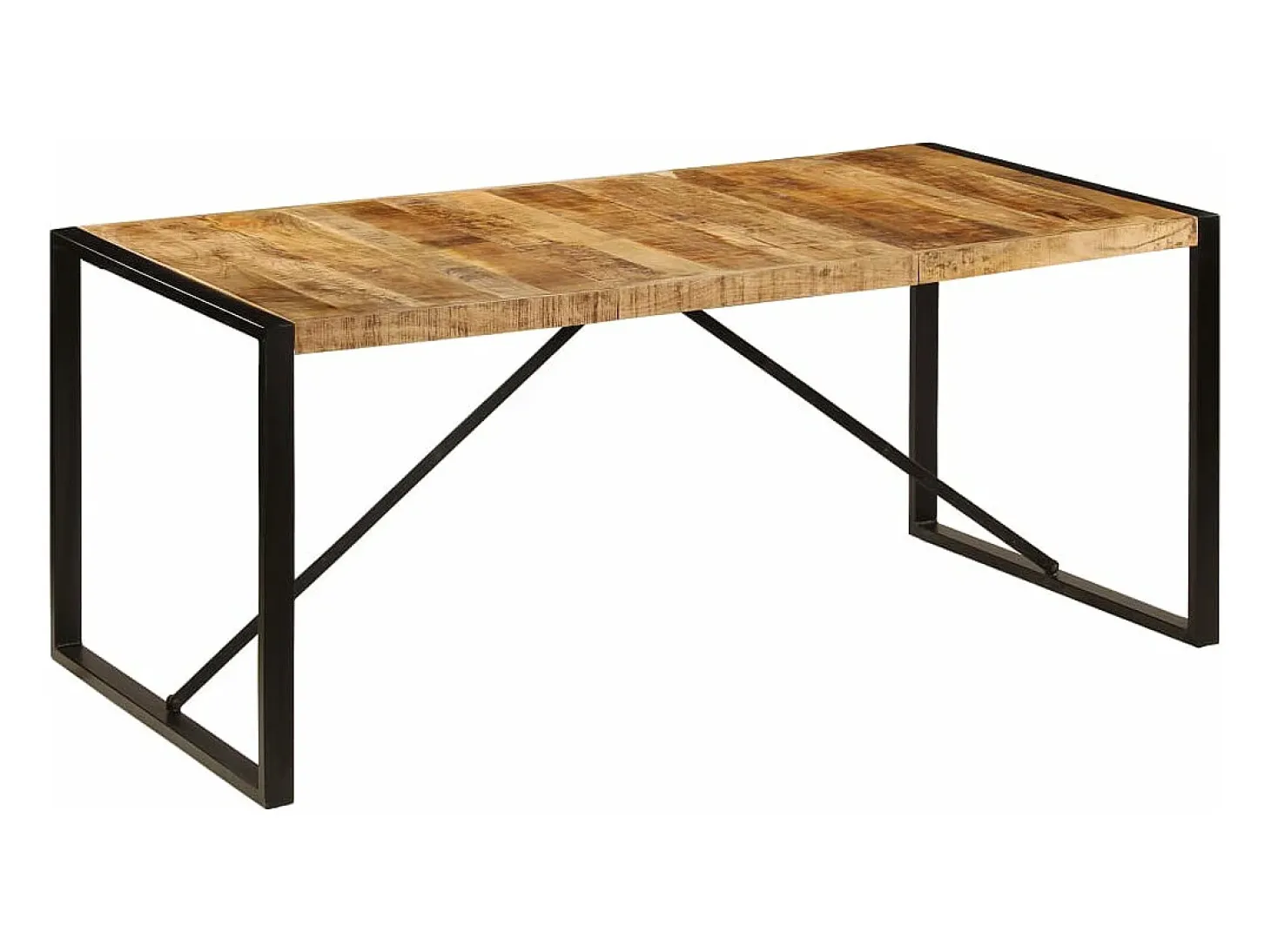 Mesa de comedor madera maciza de mango 180x90x75 cm