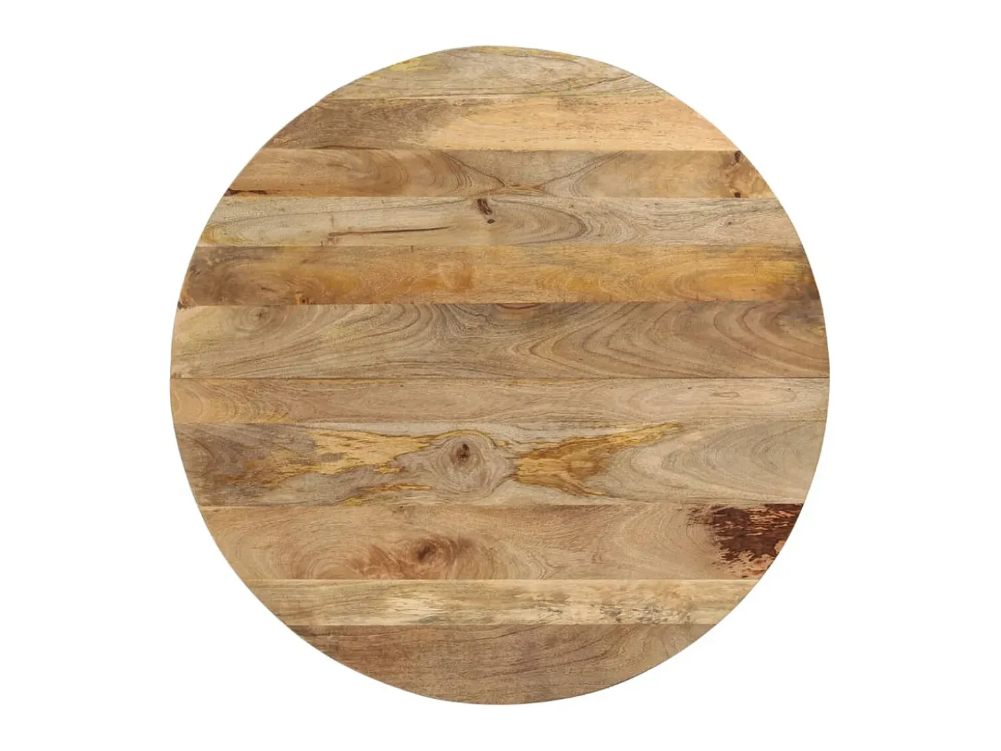 Mesa de comedor madera maciza de mango 110x75 cm ES844706
