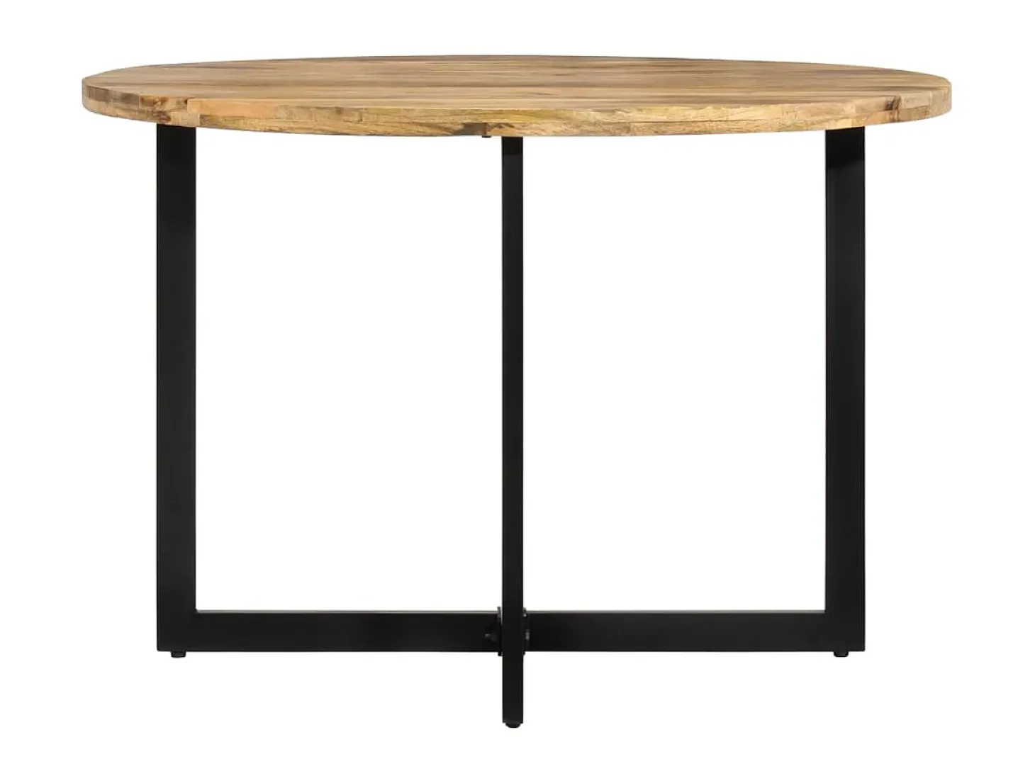 Mesa de comedor madera maciza de mango 110x75 cm ES844706