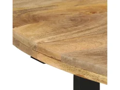 Mesa de comedor madera maciza de mango 110x75 cm