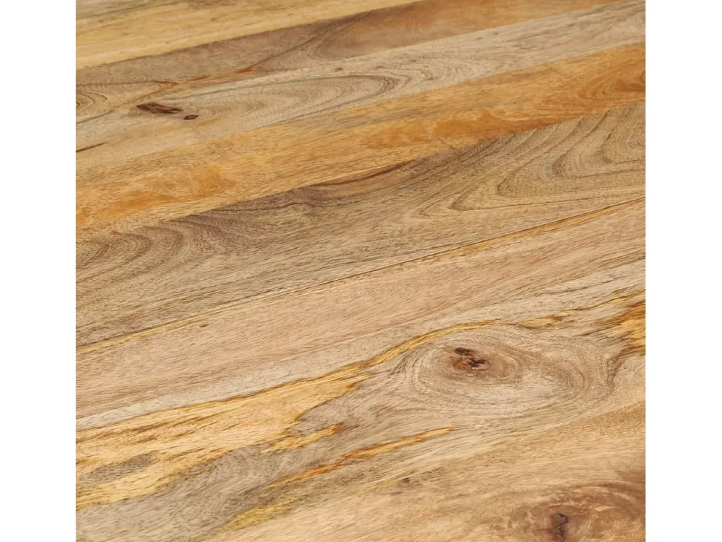 Mesa de comedor madera maciza de mango 110x75 cm
