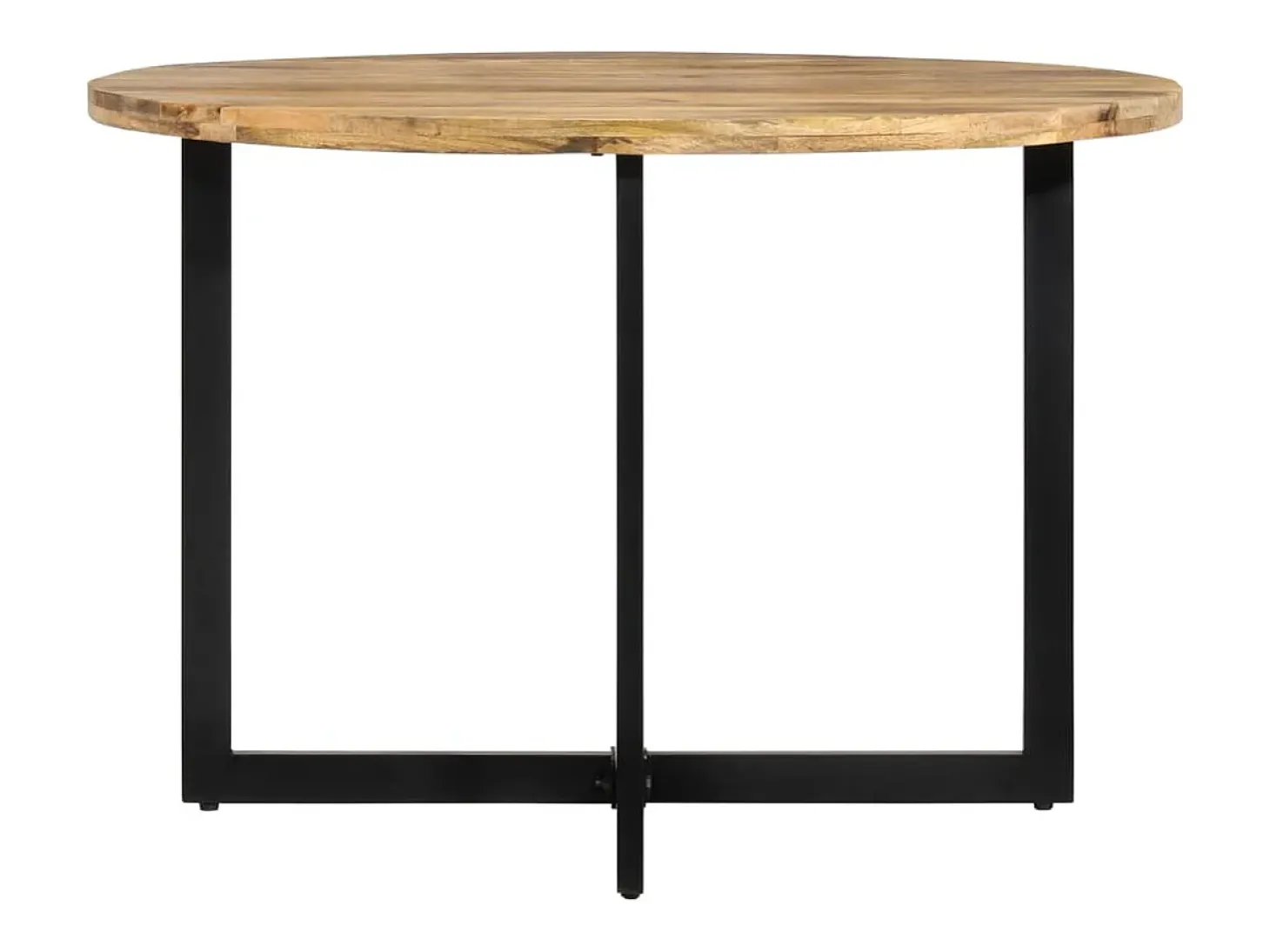 Mesa de comedor madera maciza de mango 110x75 cm