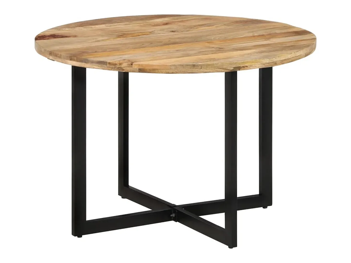 Mesa de comedor madera maciza de mango 110x75 cm