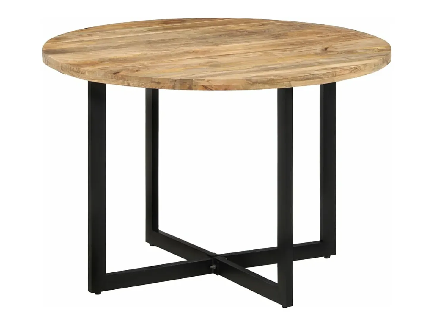 Mesa de comedor madera maciza de mango 110x75 cm