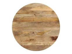 Mesa de comedor madera maciza de mango 110x75 cm