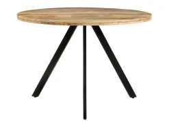 Mesa de comedor madera maciza de mango 110x75 cm ES566345
