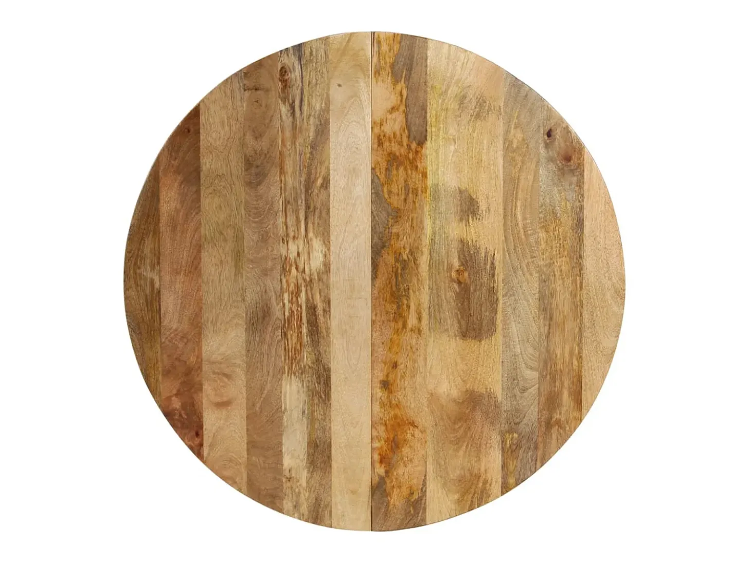 Mesa de comedor madera maciza de mango 110x75 cm ES566345