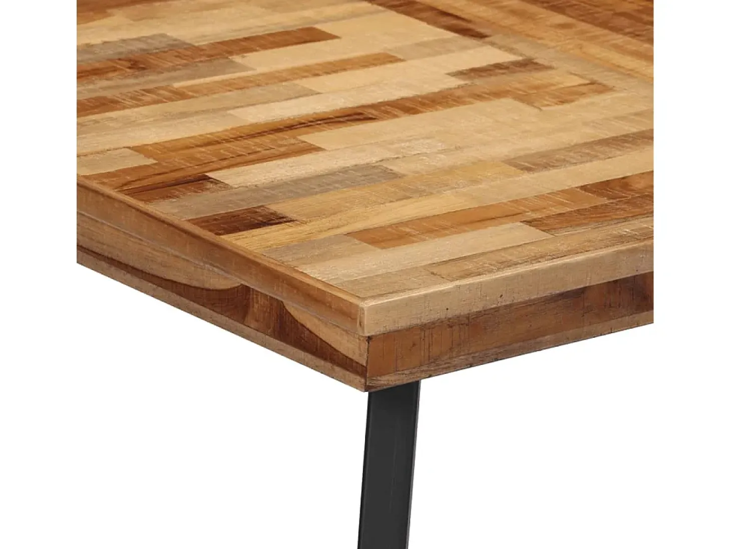 Mesa de comedor madera maciza de teca 169x98,5x76 cm