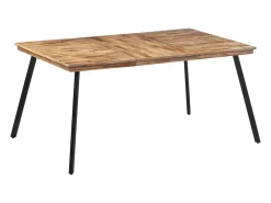 Mesa de comedor madera maciza de teca 169x98,5x76 cm