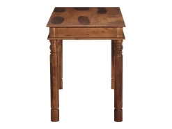 Mesa de comedor madera maciza de acacia 120x60x77 cm