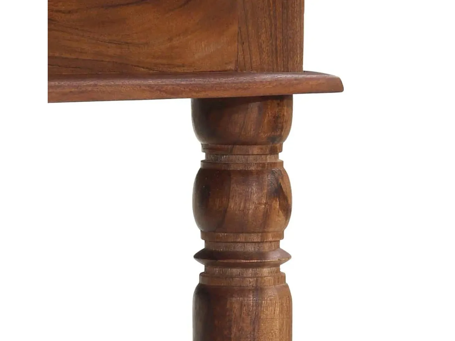 Mesa de comedor madera maciza de acacia 120x60x77 cm