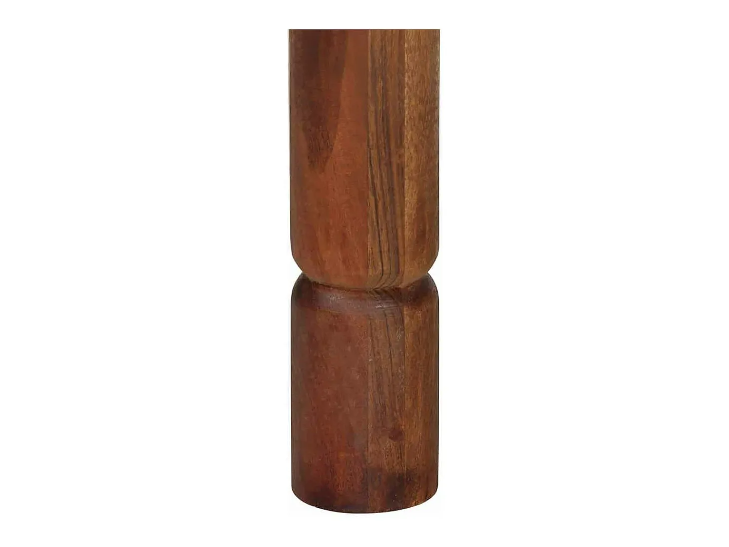 Mesa de comedor madera maciza de acacia 120x60x77 cm