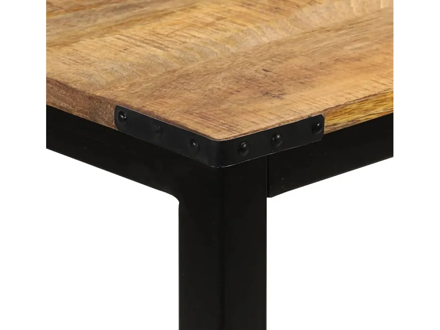 Mesa de comedor madera maciza de mango 110x60x76 cm