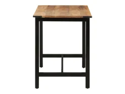 Mesa de comedor madera maciza de mango 110x60x76 cm