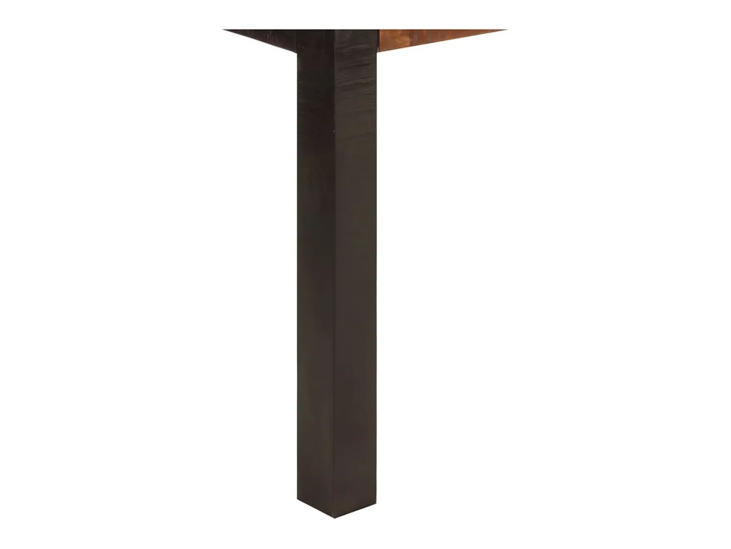Mesa de comedor madera maciza de mango marrón miel 120x60x76 cm
