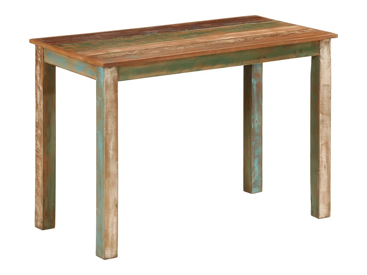 Mesa de comedor madera maciza reciclada 110x55x76 cm