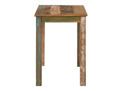 Mesa de comedor madera maciza reciclada 110x55x76 cm