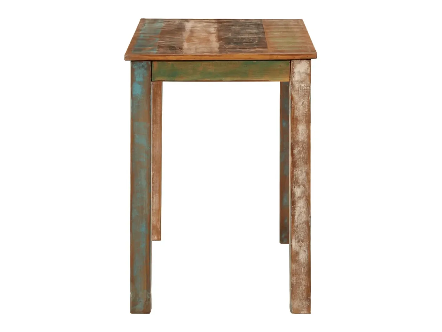 Mesa de comedor madera maciza reciclada 110x55x76 cm