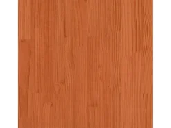 Mesa de comedor madera maciza de pino marrón cera 110x55x75 cm