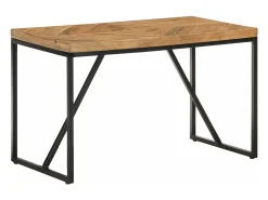 Mesa de comedor madera maciza de acacia y mango 120x60x76 cm