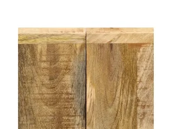 Mesa de comedor madera maciza de mango 140x70x75 cm
