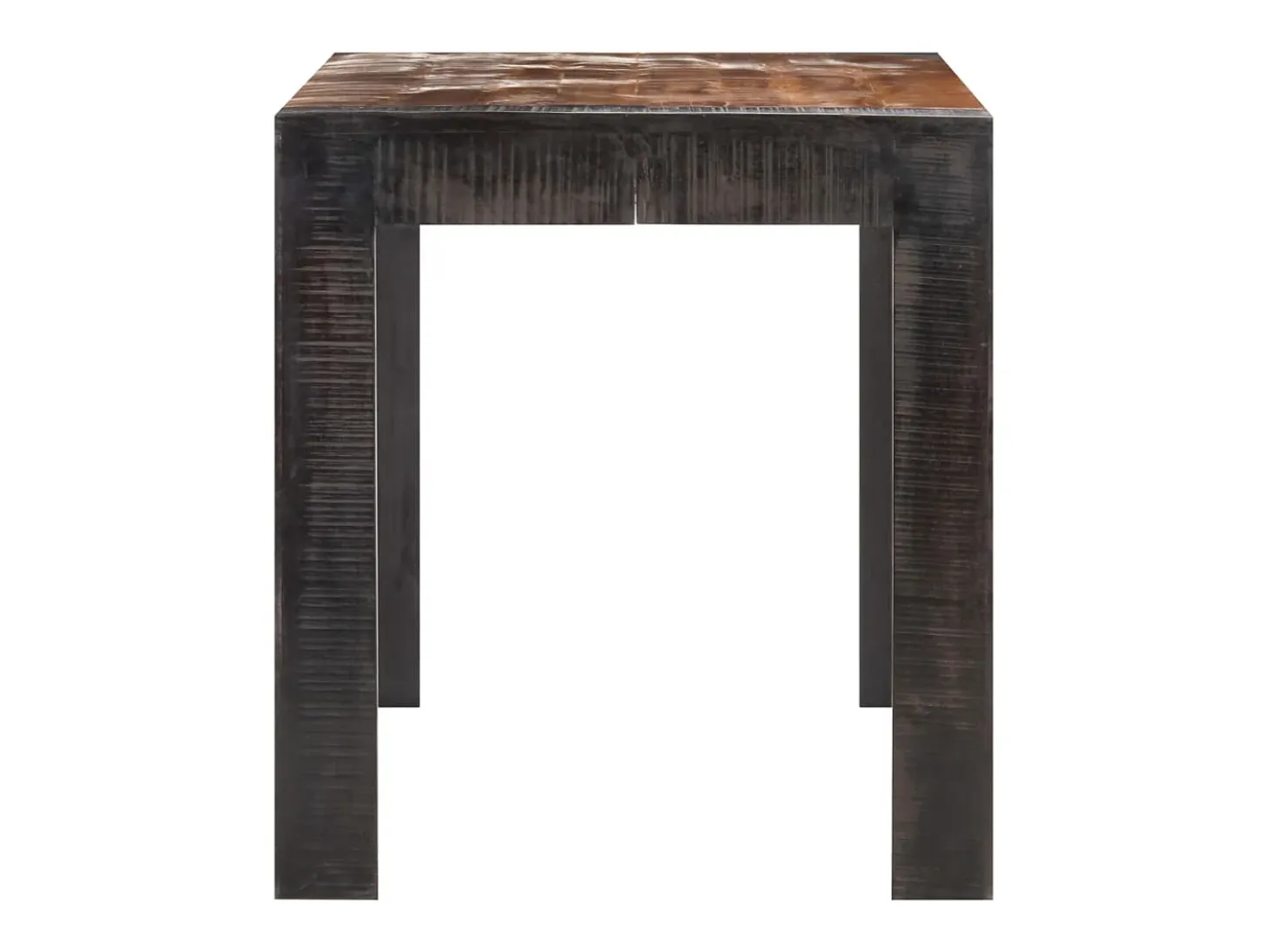 Mesa de comedor madera maciza de mango en bruto 140x70x76 cm