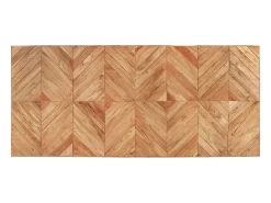 Mesa de comedor madera maciza de acacia y mango 200x90x76 cm