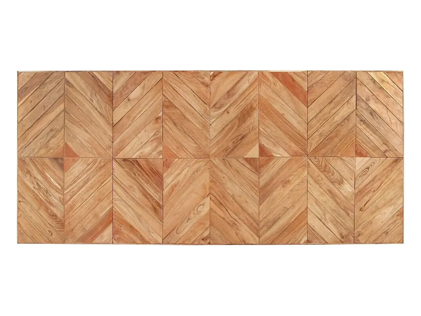 Mesa de comedor madera maciza de acacia y mango 200x90x76 cm