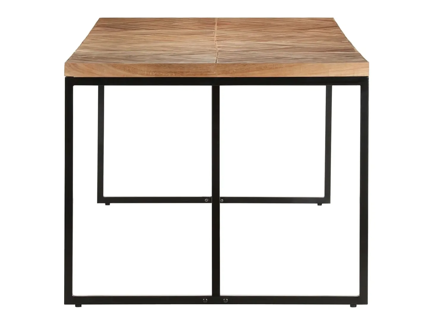 Mesa de comedor madera maciza de acacia y mango 200x90x76 cm