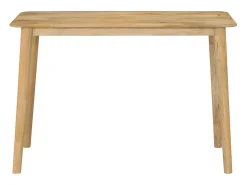 Mesa de comedor madera maciza de mango 112x52x76 cm