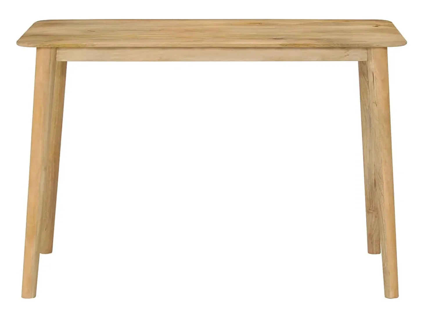 Mesa de comedor madera maciza de mango 112x52x76 cm