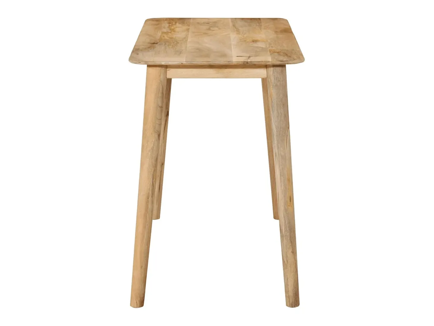 Mesa de comedor madera maciza de mango 112x52x76 cm