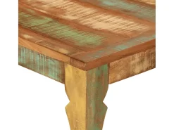 Mesa de comedor madera maciza reciclada 110x52x76 cm