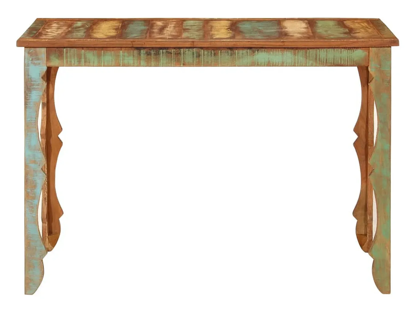 Mesa de comedor madera maciza reciclada 110x52x76 cm