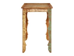 Mesa de comedor madera maciza reciclada 110x52x76 cm