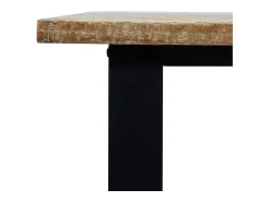 Mesa de comedor madera maciza de acacia 200x90x75 cm