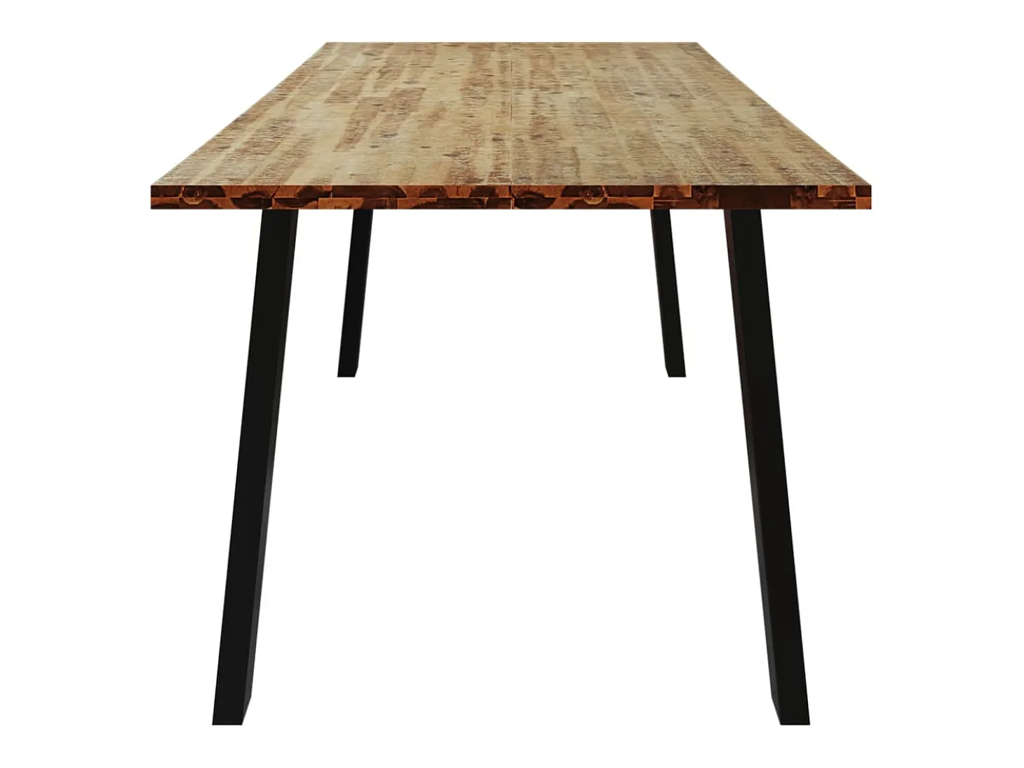 Mesa de comedor madera maciza de acacia 200x90x75 cm
