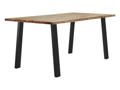 Mesa de comedor madera maciza de acacia 150x90x75 cm